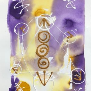 Archangel Metatron Soul Codes -  A2 Paper