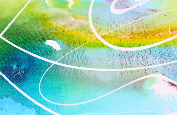 COSMIC CIRCLE CANVAS Print - 60 x 60cm/24×24″ - Image 3