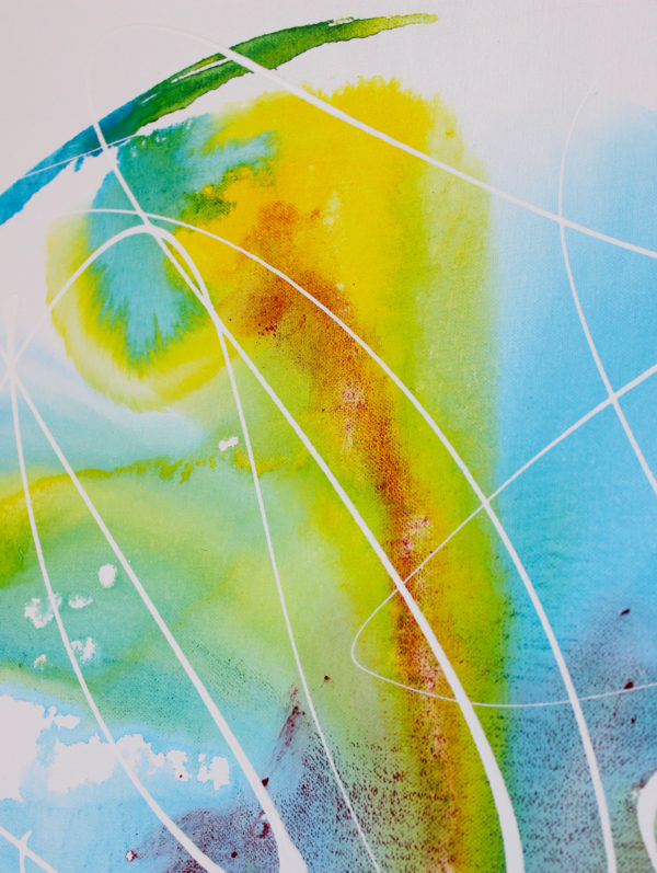 COSMIC CIRCLE CANVAS Print - 60 x 60cm/24×24″ - Image 4