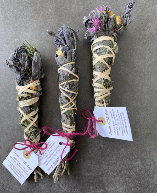 Purple Sage Smudge Wand - Image 2