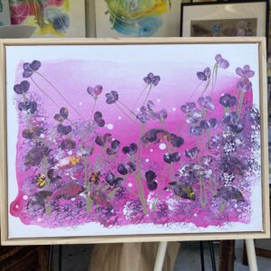 Pink Bloom Floral Artwork
