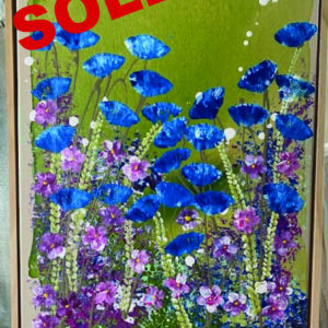 SOLD - Blooming Bliss Floral Artwork